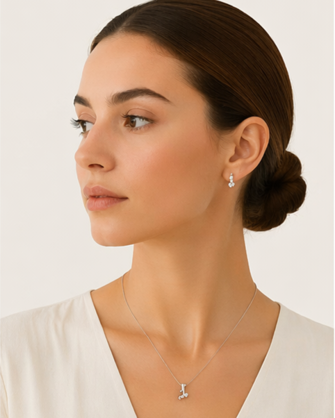 Serene white petal Set