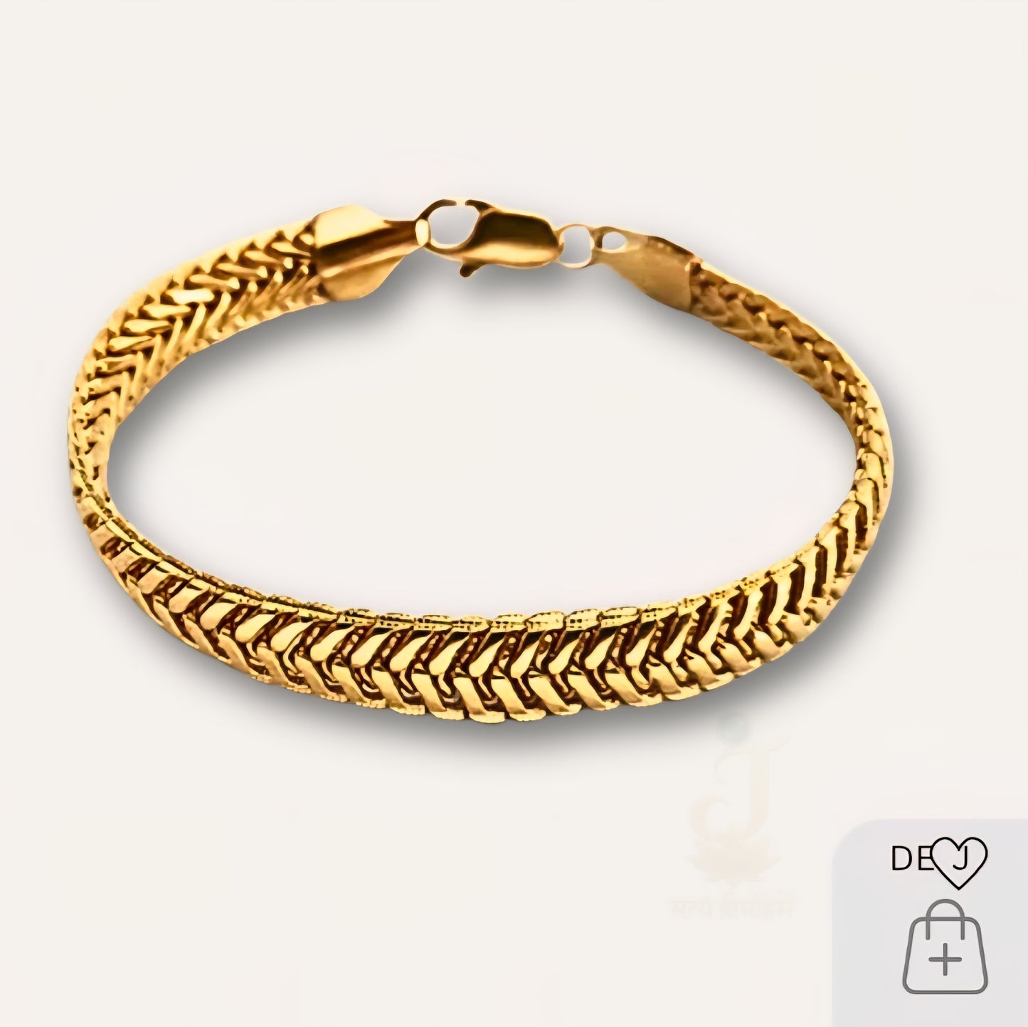 24K Pure Gold Filled Unisex Franco Bracelet