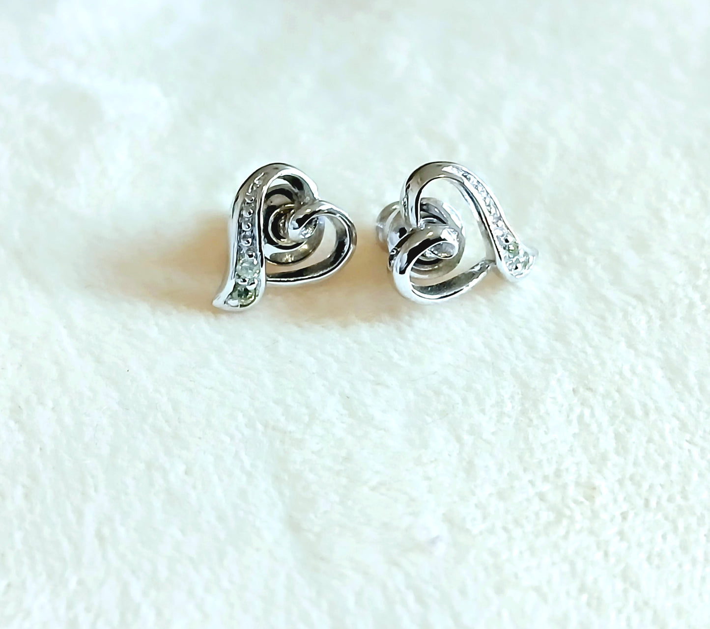Swirl Heart Earring and Pendant Set
