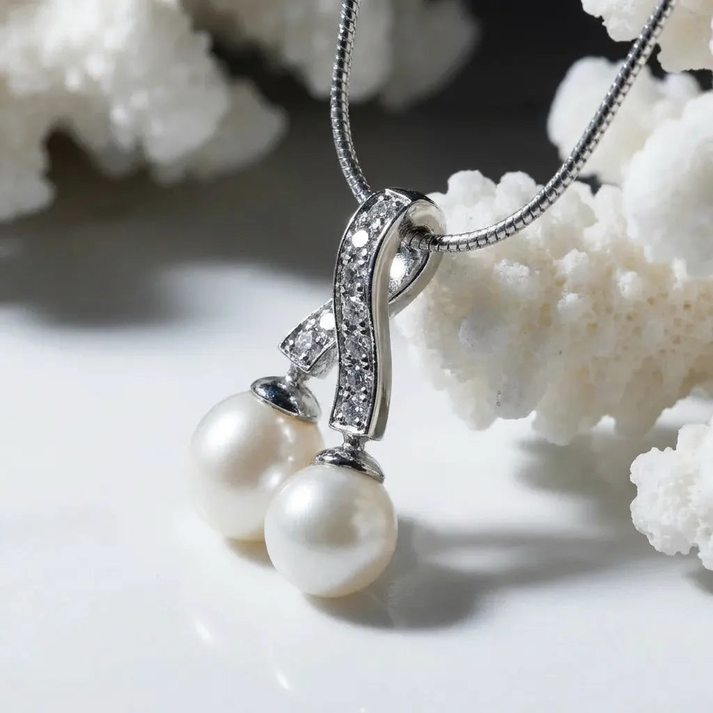 Pearl Cascade Elegance set