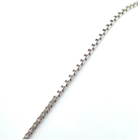 Interlocking box chain in 925 sterling silver