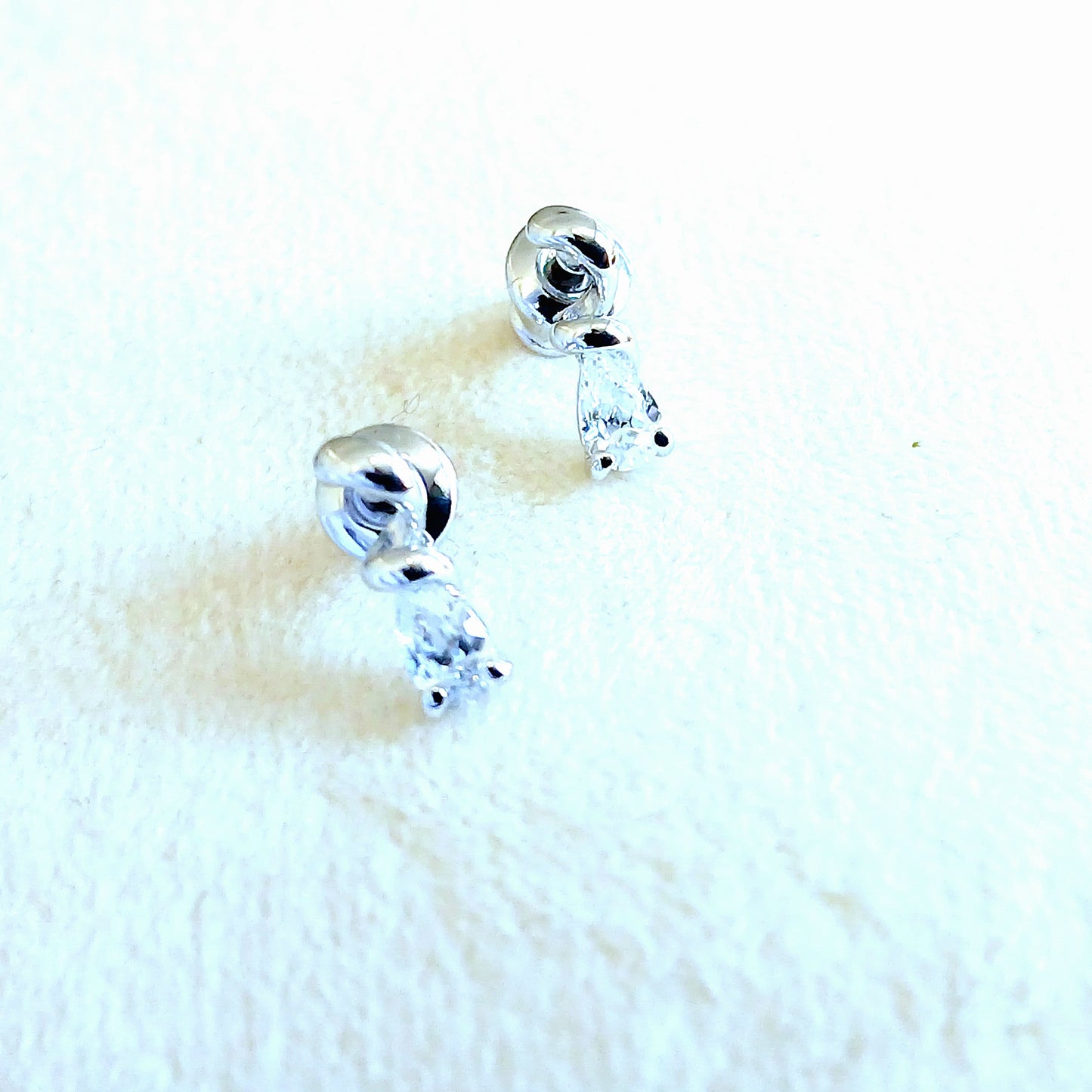 Serpenti tear drop earring and pendant set in 925 sterling silver