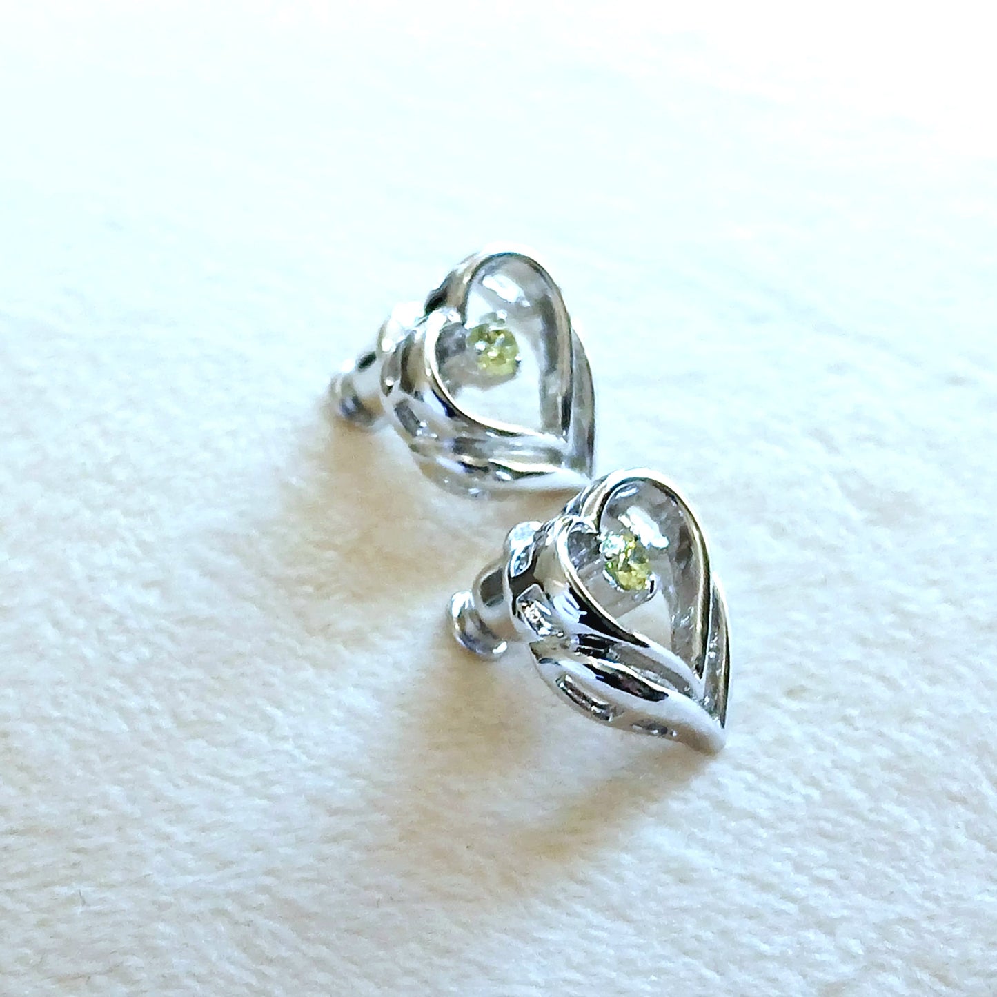 925 Sterling Silver Heart Jewelry Set with High Lustre Finish