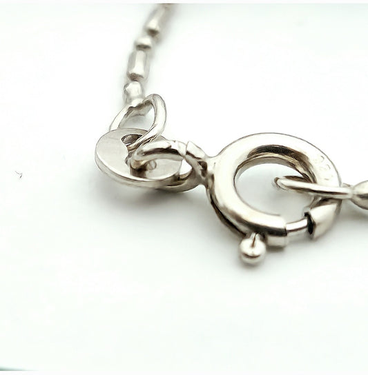 925 Sterling Silver Mini Barrel Chain